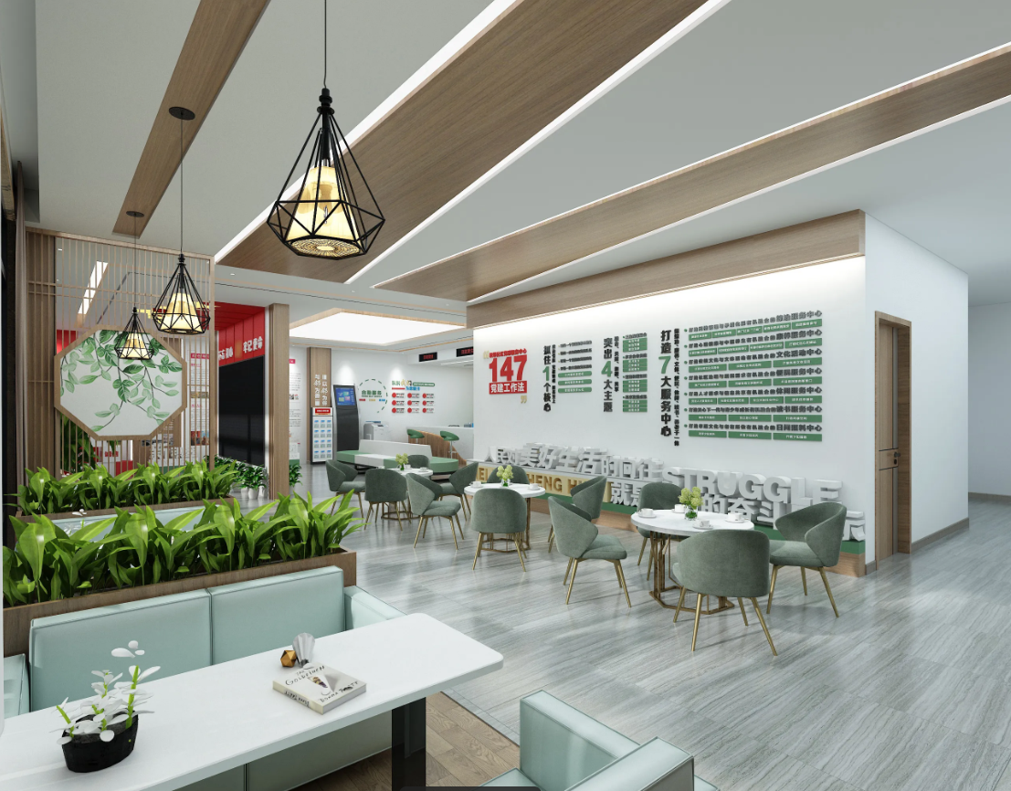 清遠黨建展廳設計公司裝修黨建黨群服務中心、紅色主題文化墻設計制作