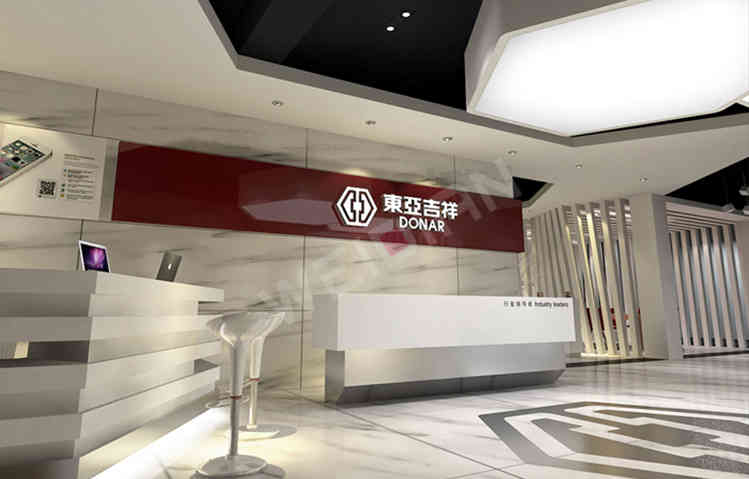 東亞鋼門廣州企業展廳設計裝修