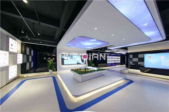 奮達科技企業深圳展廳設計公司方案