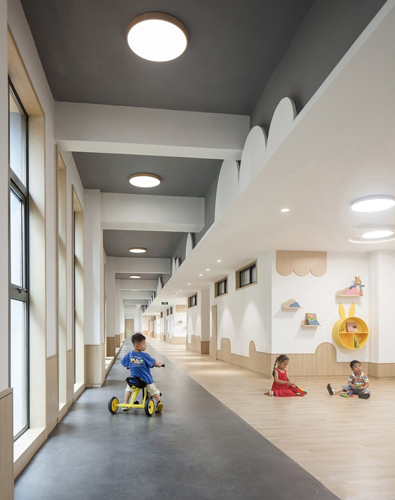 廣州設計裝修公司洞頭區靈昆幼兒園裝飾設計案例
