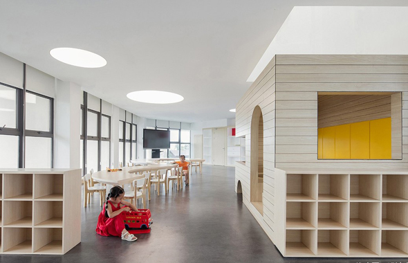 廣州設計裝修公司洞頭區靈昆幼兒園裝飾設計案例