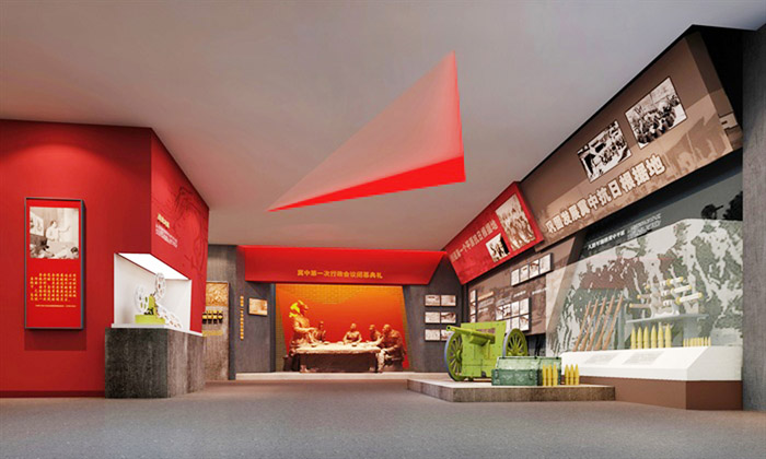 廣東湛江企業黨建展廳裝修，廣東企業黨建展館裝修設計、廣東企業黨建文化設計（三）